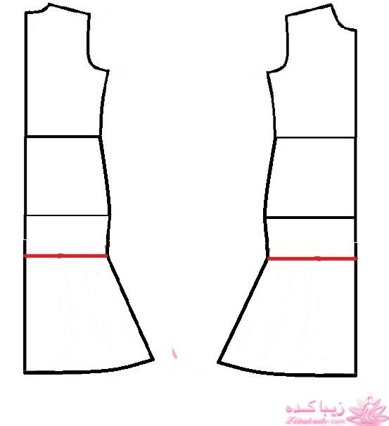 آموزش دوخت لباس مجلسی