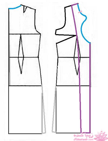 آموزش دوخت مانتو