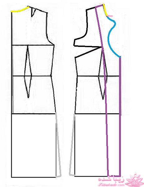 آموزش دوخت مانتو