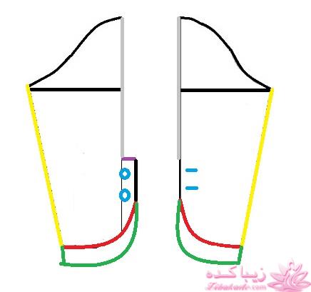 آموزش دوخت مانتو