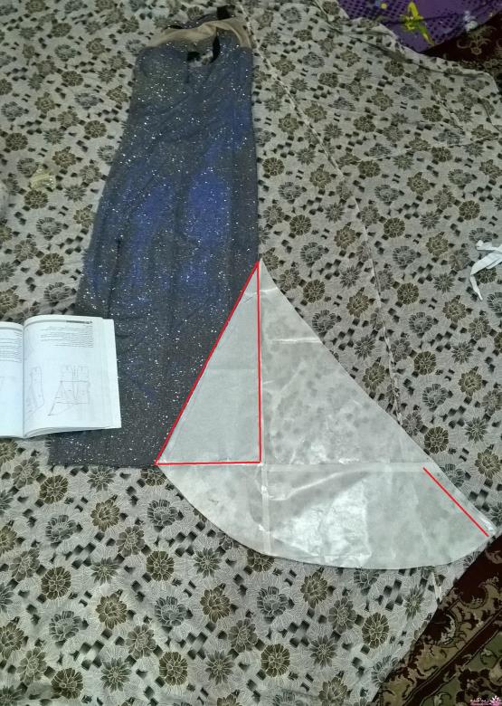 آموزش دوخت لباس مجلسی