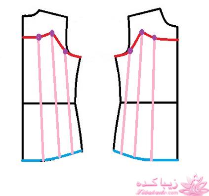 آموزش دوخت لباس مجلسی