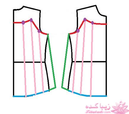 آموزش دوخت لباس مجلسی