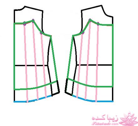 آموزش دوخت لباس مجلسی