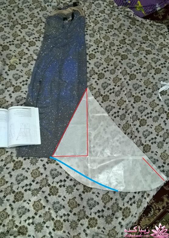 آموزش دوخت لباس مجلسی