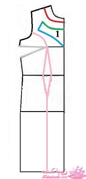 آموزش دوخت لباس مجلسی