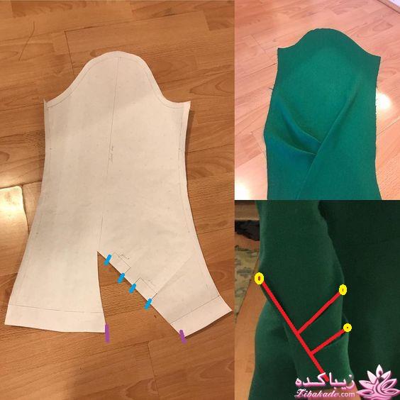 آموزش دوخت مانتو