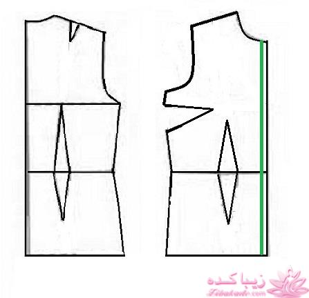 آموزش دوخت لباس مجلسی