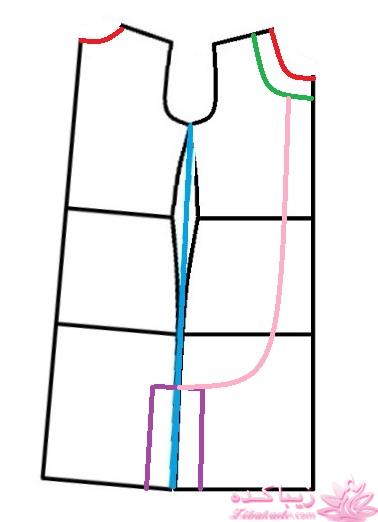 آموزش دوخت مانتو