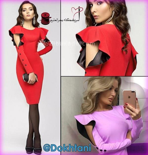 آموزش دوخت لباس مجلسی