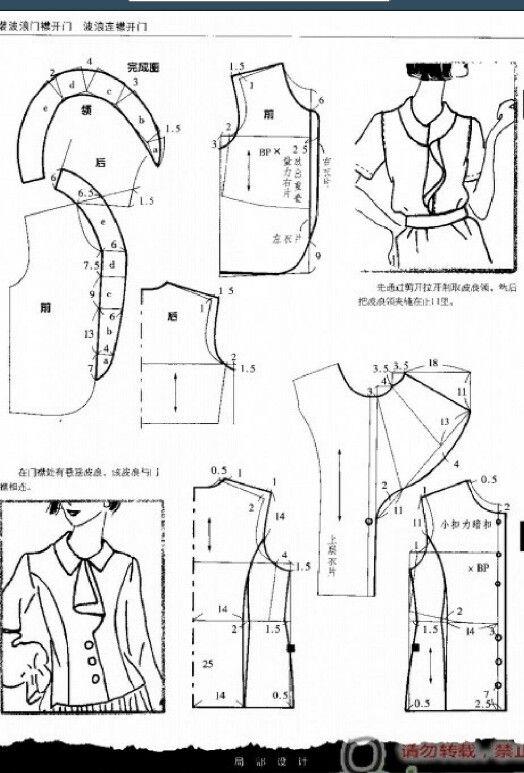 ژورنال لباسهای زنانه با الگو