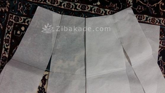 آموزش دوخت لباس مجلسی