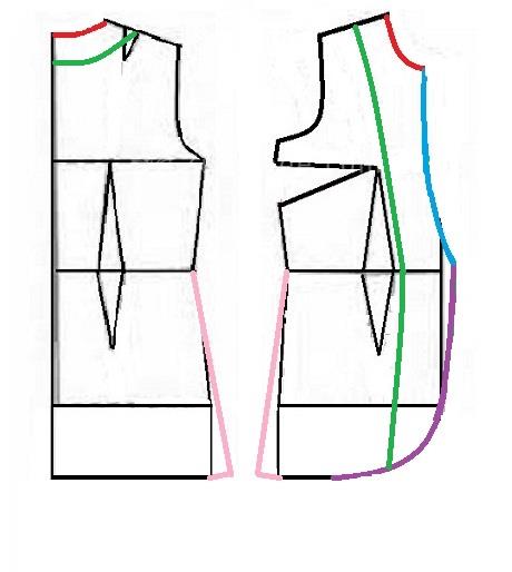 آموزش دوخت لباس مجلسی