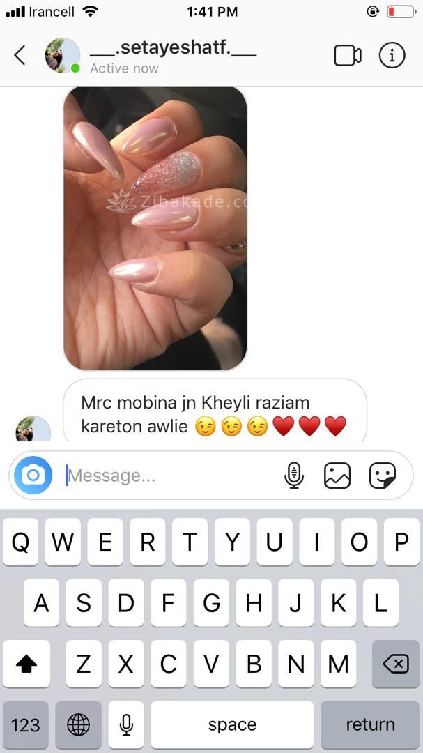 کاشت ناخن کار طراحی حرفه ای پونک شهران صادقیه قیمت مناسب