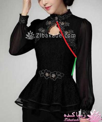 آموزش دوخت لباس مجلسی