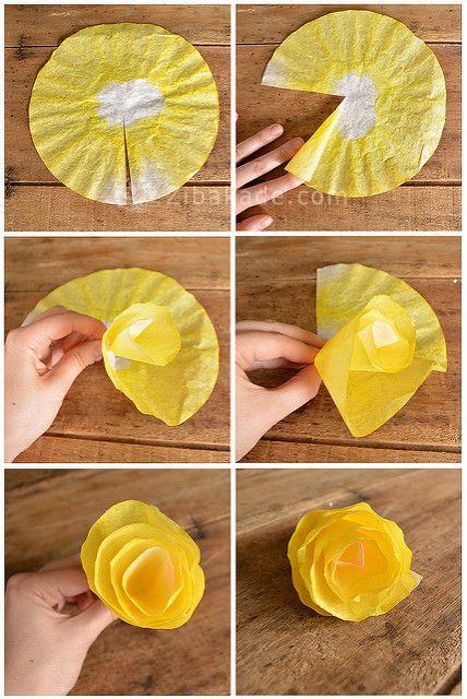 گل کاغذی | آموزش درست کردن گل کاغذی 