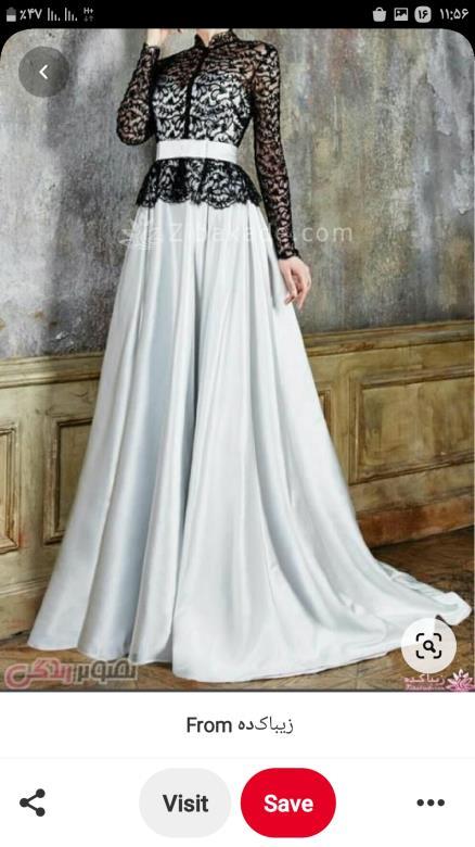 آموزش دوخت لباس مجلسی