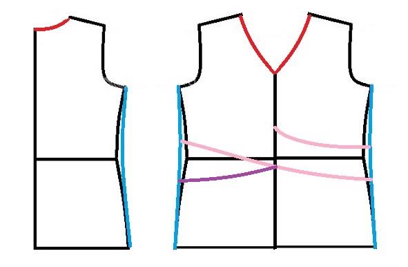 آموزش دوخت لباس مجلسی