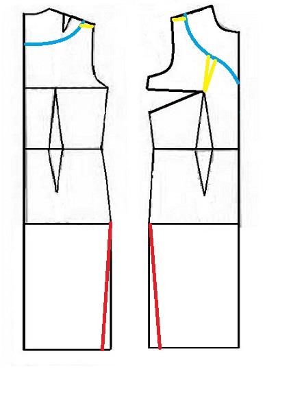 آموزش دوخت لباس مجلسی