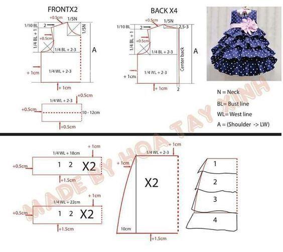 آموزش خیاطی لباس کودک
