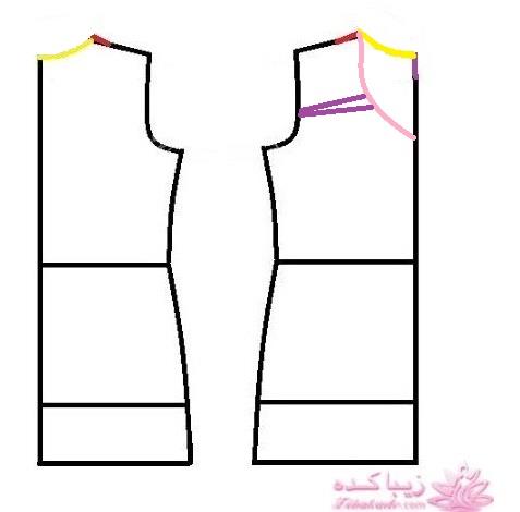 آموزش دوخت لباس مجلسی