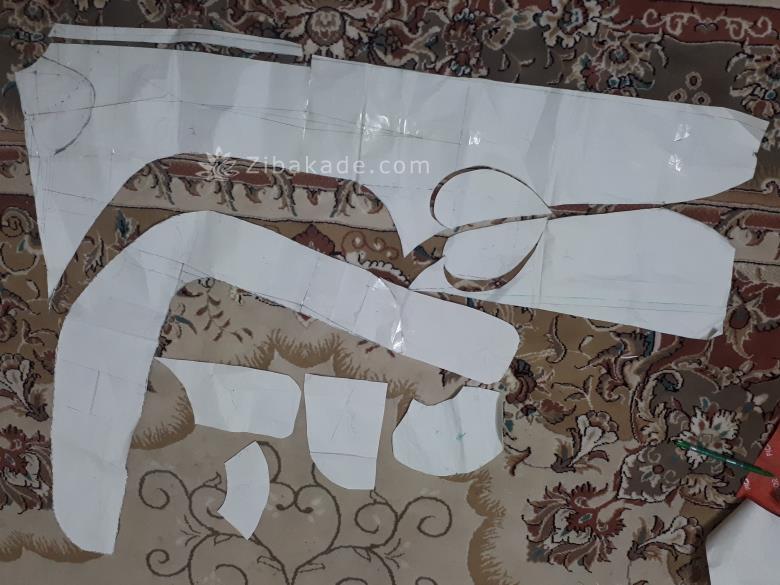 آموزش دوخت مانتو