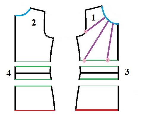 آموزش دوخت لباس مجلسی