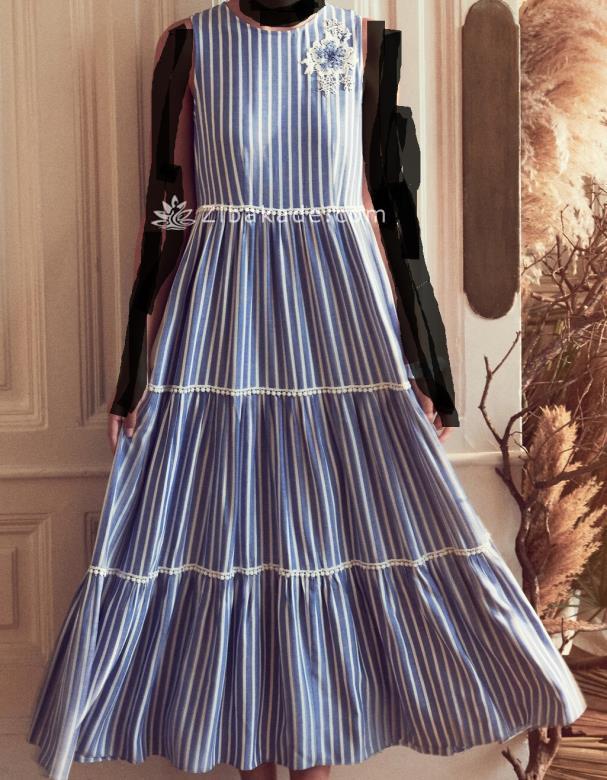 آموزش دوخت لباس مجلسی