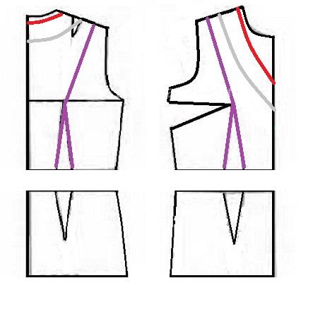 آموزش دوخت لباس مجلسی