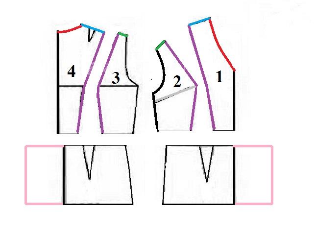 آموزش دوخت لباس مجلسی