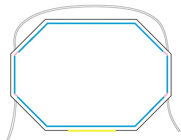آموزش دوخت ماسک پارچه ای با الگو