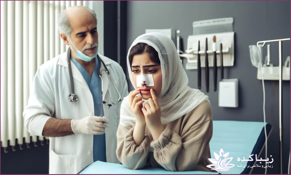 خونریزی بیشتر بعد از جراحی بینی در فصل زمستان