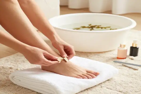 پدیکور کردن پا برای داشتن پاهای زیبا در تابستان
