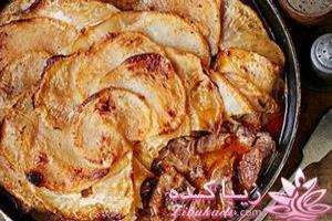  شلغم، گوشت بره و ریشه کرفس