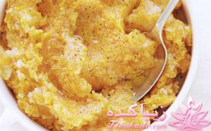  پوره شلغم و کدو حلوایی